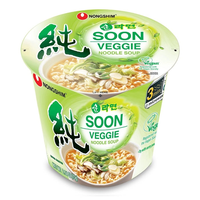 Nongshim Soon Veggie cup noodle (2.64 oz)