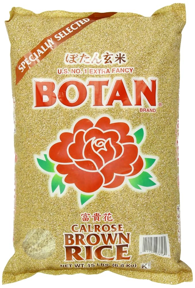 Botan Calrose Brown Rice 15 LB