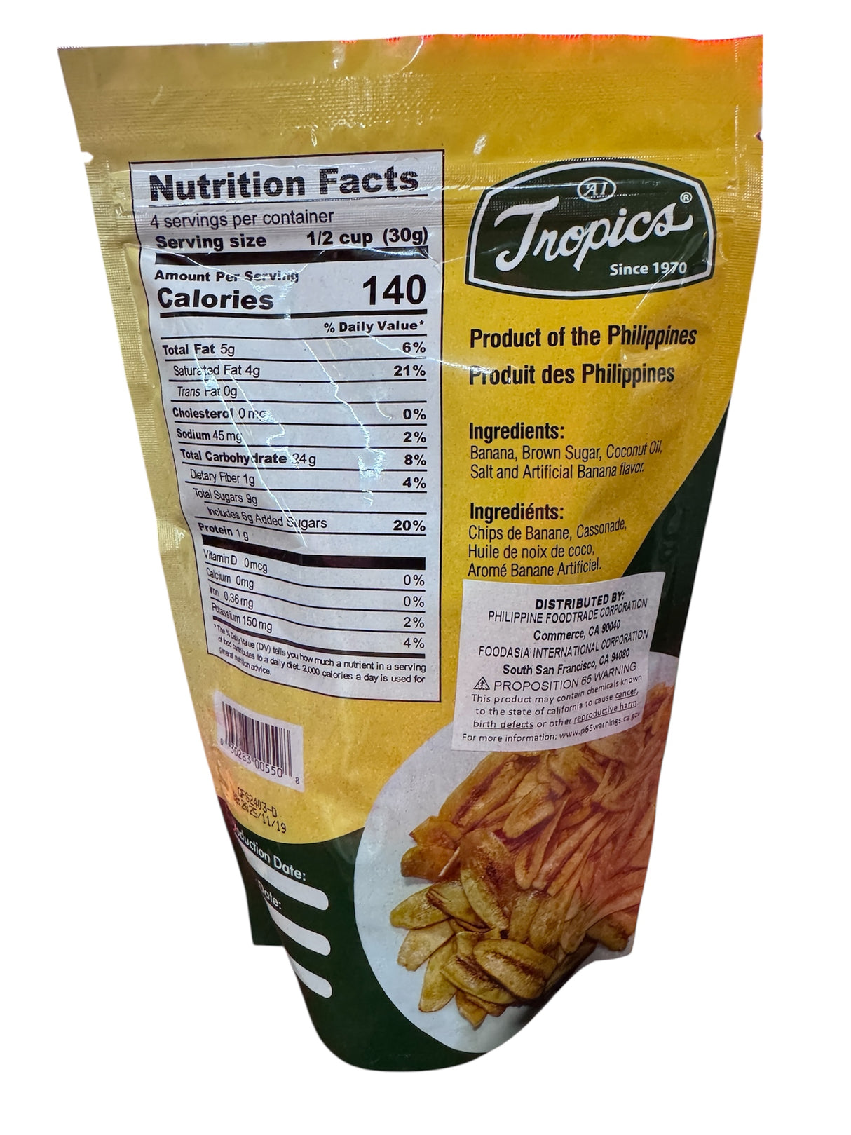 Tropics Banana Chips (4.0 oz)