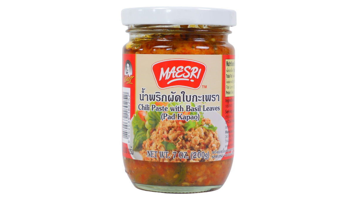 Maesri Chili Paste With Basil Leaves (7.0 oz)
