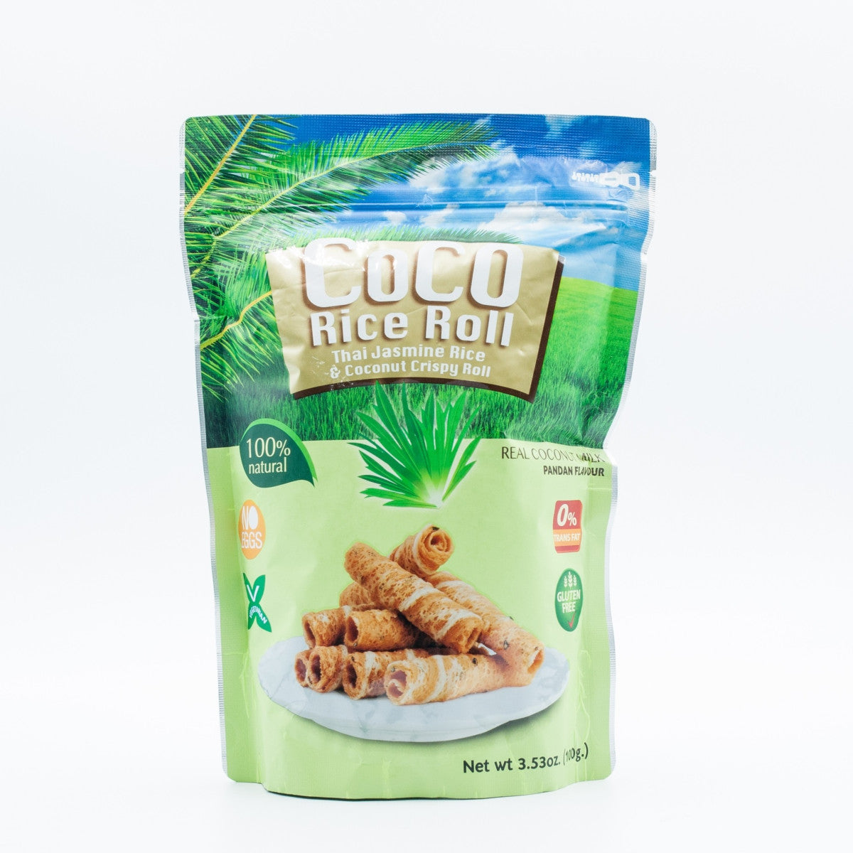 Coco Rice Roll Pandan Flavor