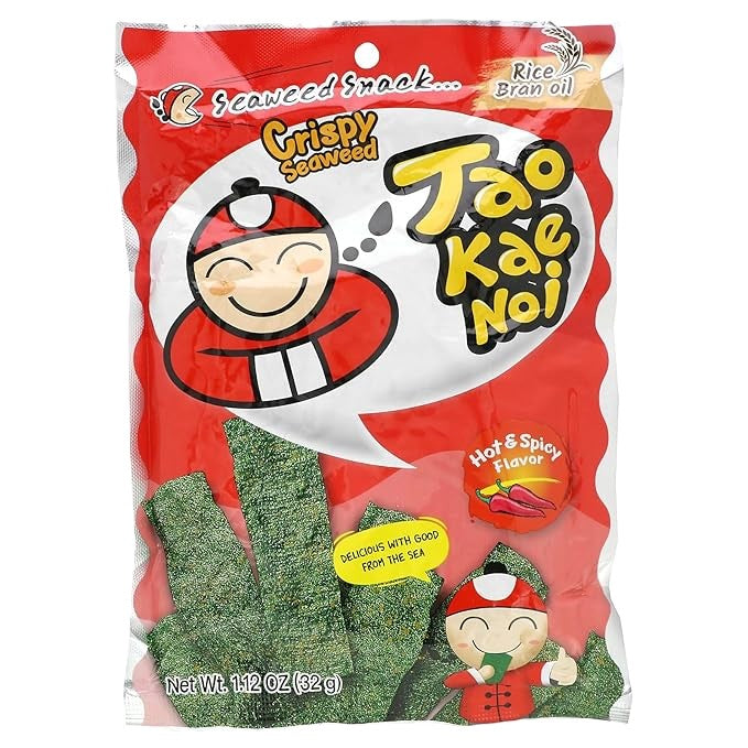 Tao Kae Noi Seaweed Hot & Spicy (32g)