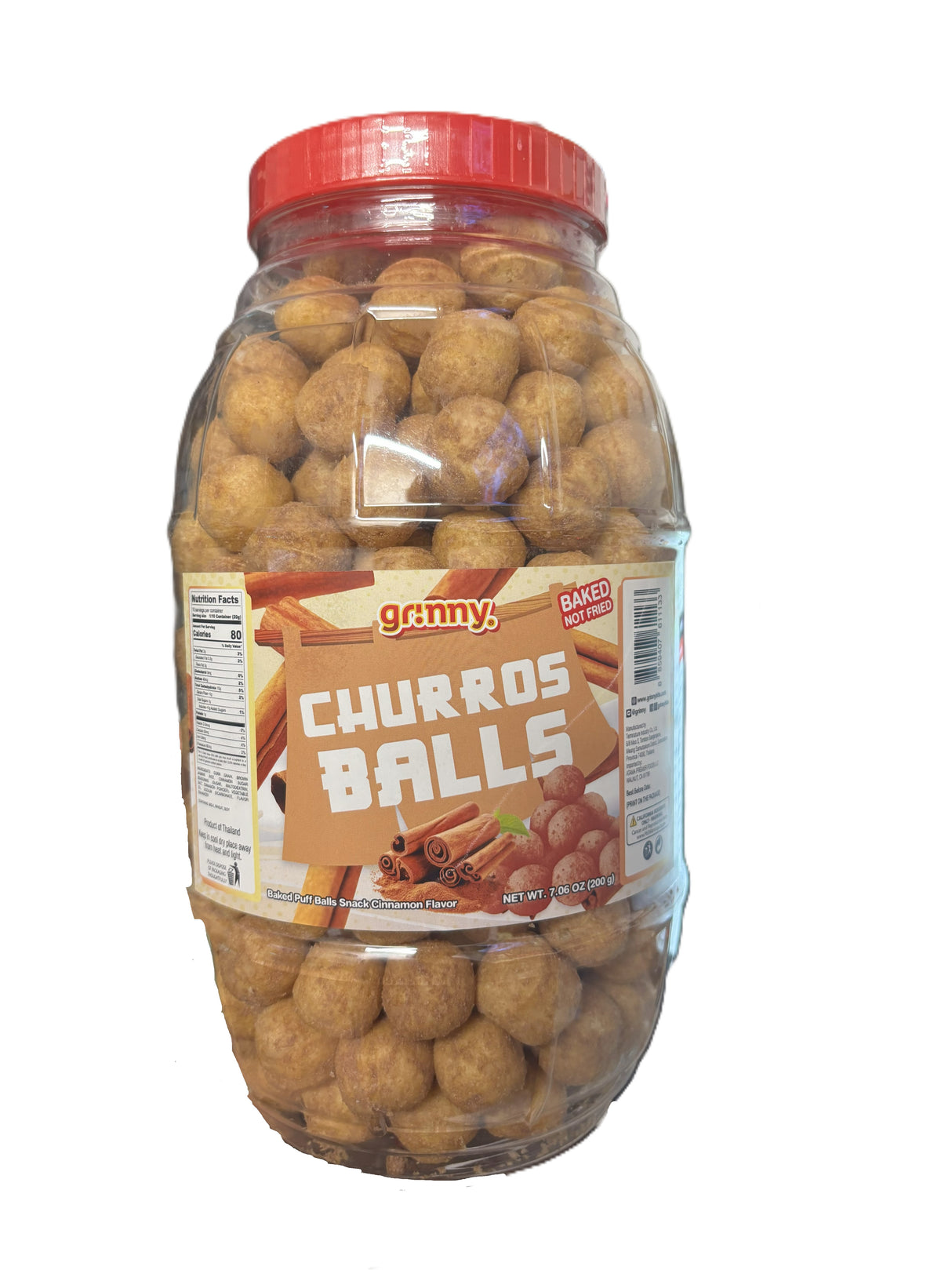 Grinny Churros balls cinnamon