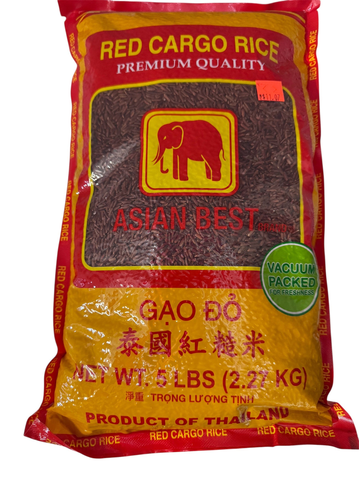 Red Cargo Rice. Asian Best Brand