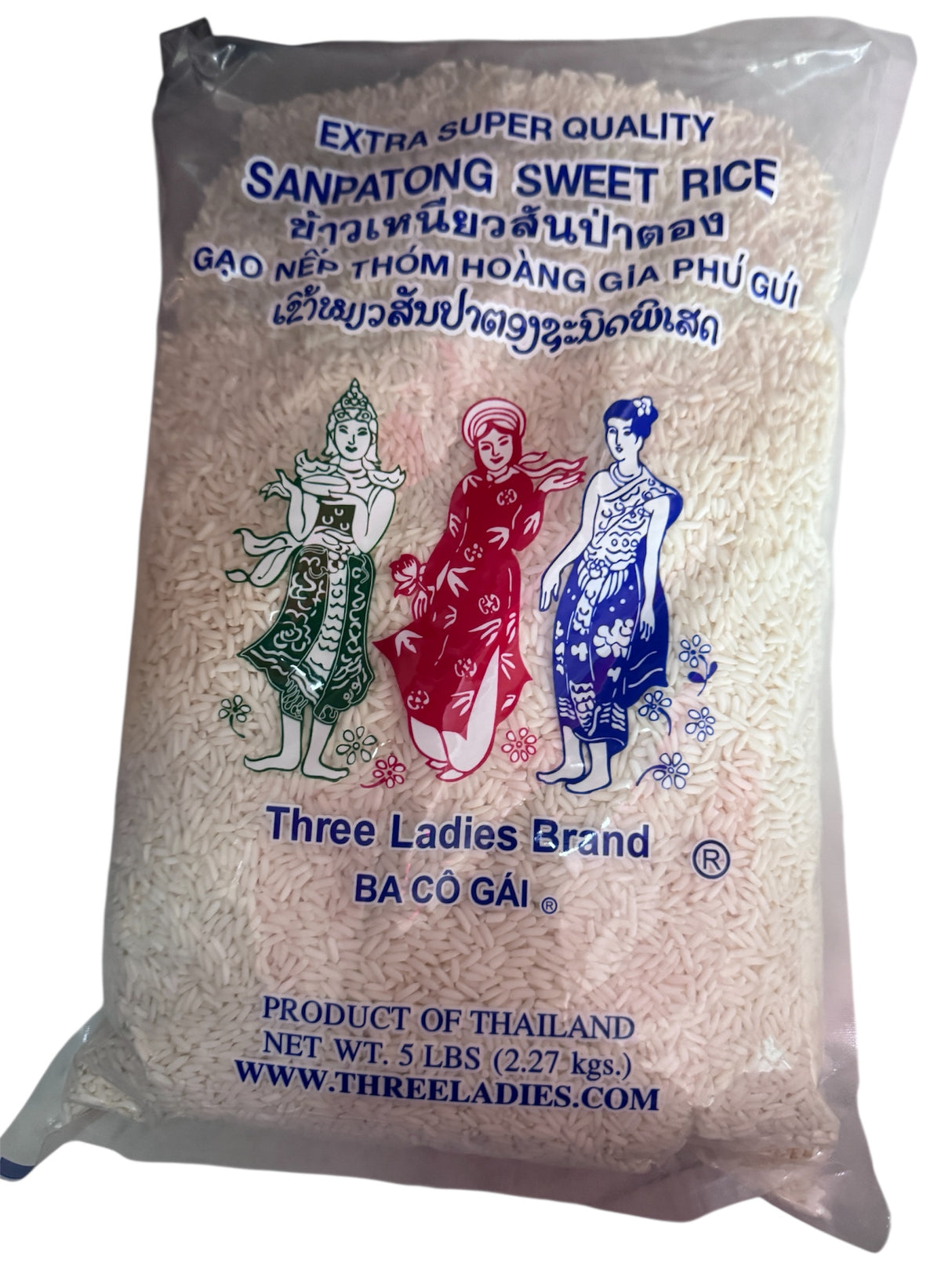 Three Ladies Brand Sanpatong Sweet Rice