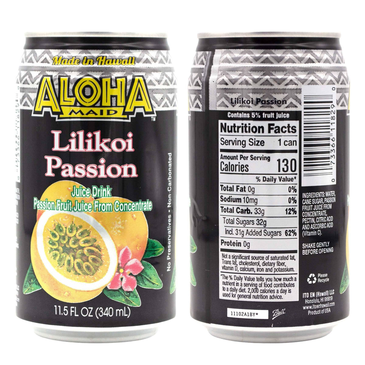 Aloha Maid Lilikoi Passion Drink