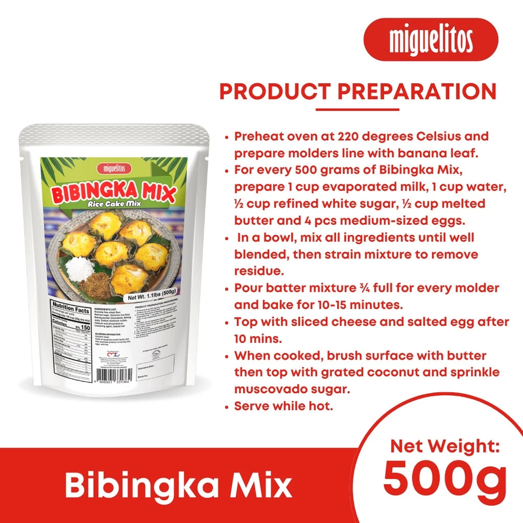 Miguelitos Bibingka Powder Mix (500 g)