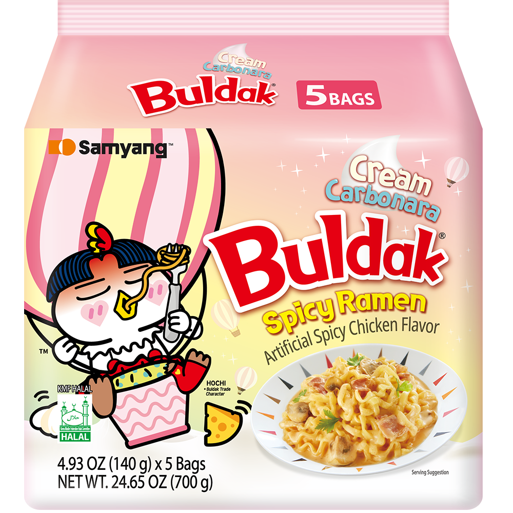 Samyang Buldak Ramen Carbonara Hot Chicken Flavor