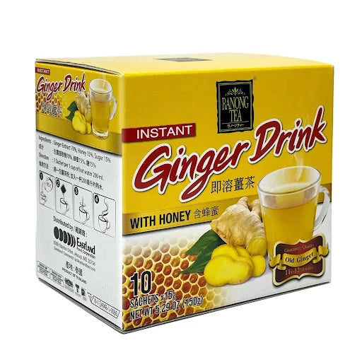 Ranong Instant Ginger Drink with Honey 10 sachets