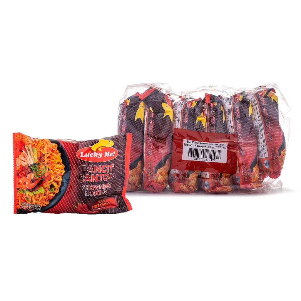 Lucky Me Noodles Hot Chili 6's (Packs)