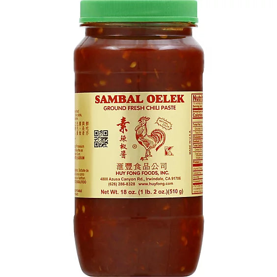 Huy Fong Sambal Oelek Chili Paste 18 oz