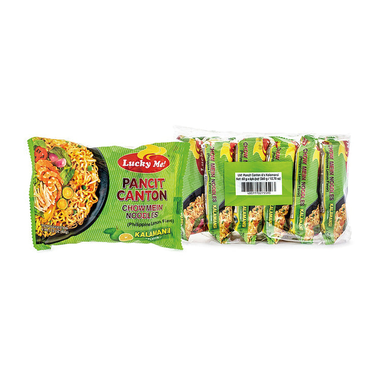 Lucky Me Noodles Kalamansi 6's (360g) packs