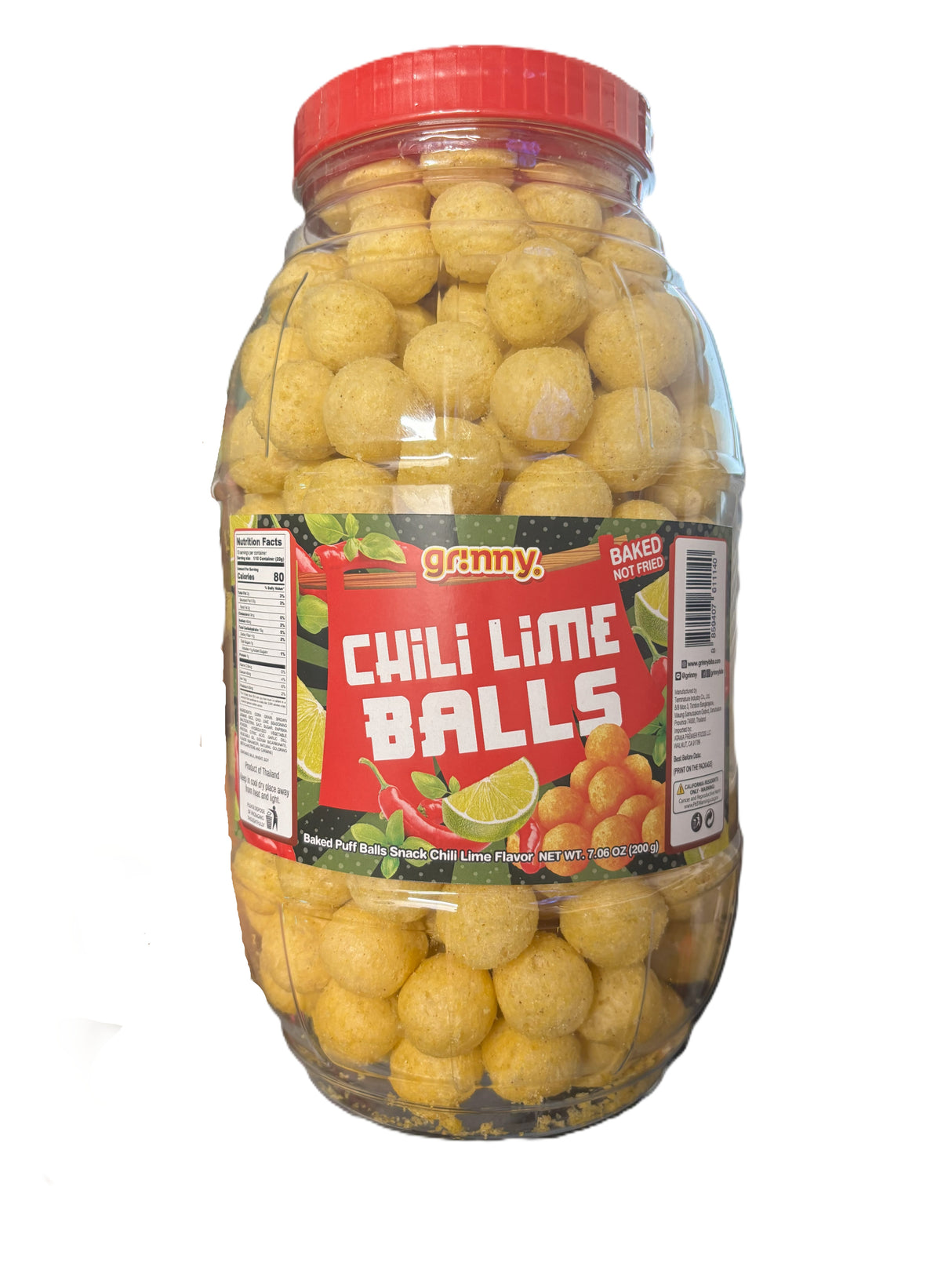 Grinny Chili Lime balls