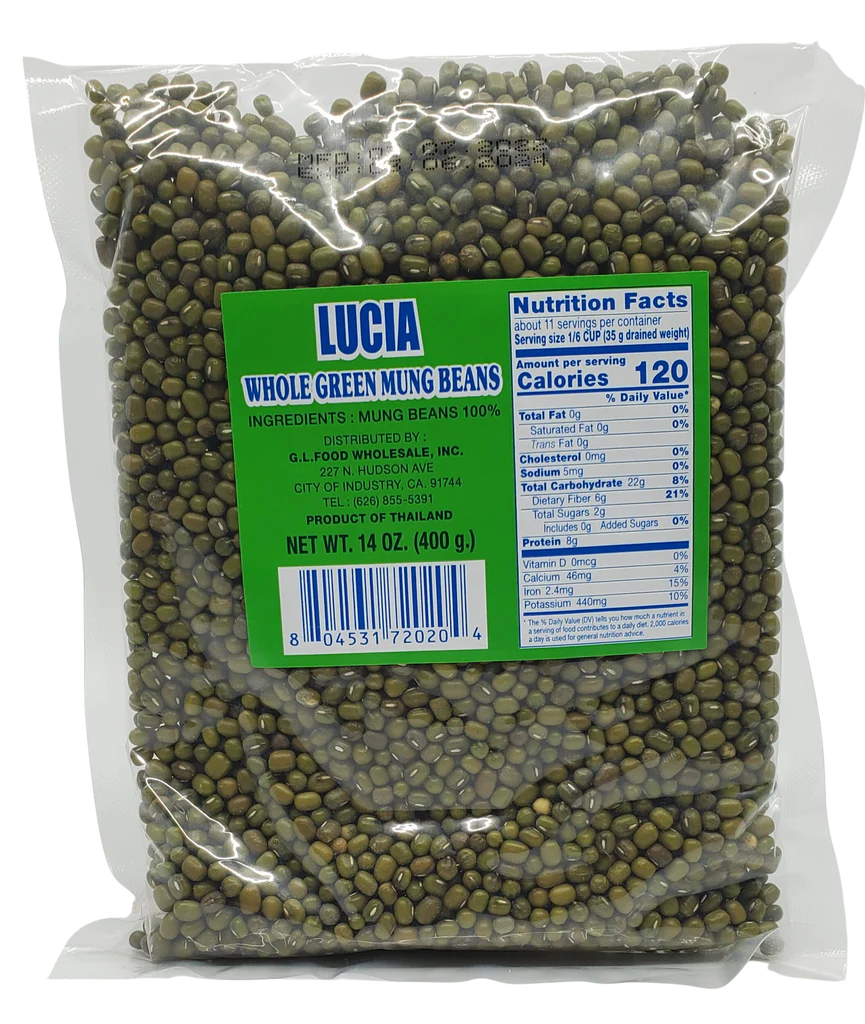Lucia Whole Green Mung Bean