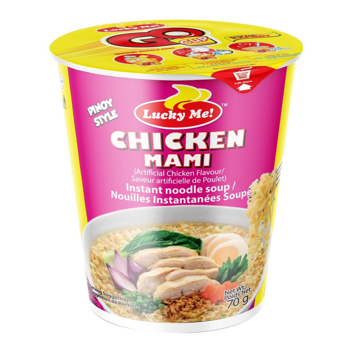 Lucky Me Chicken Mami Soup