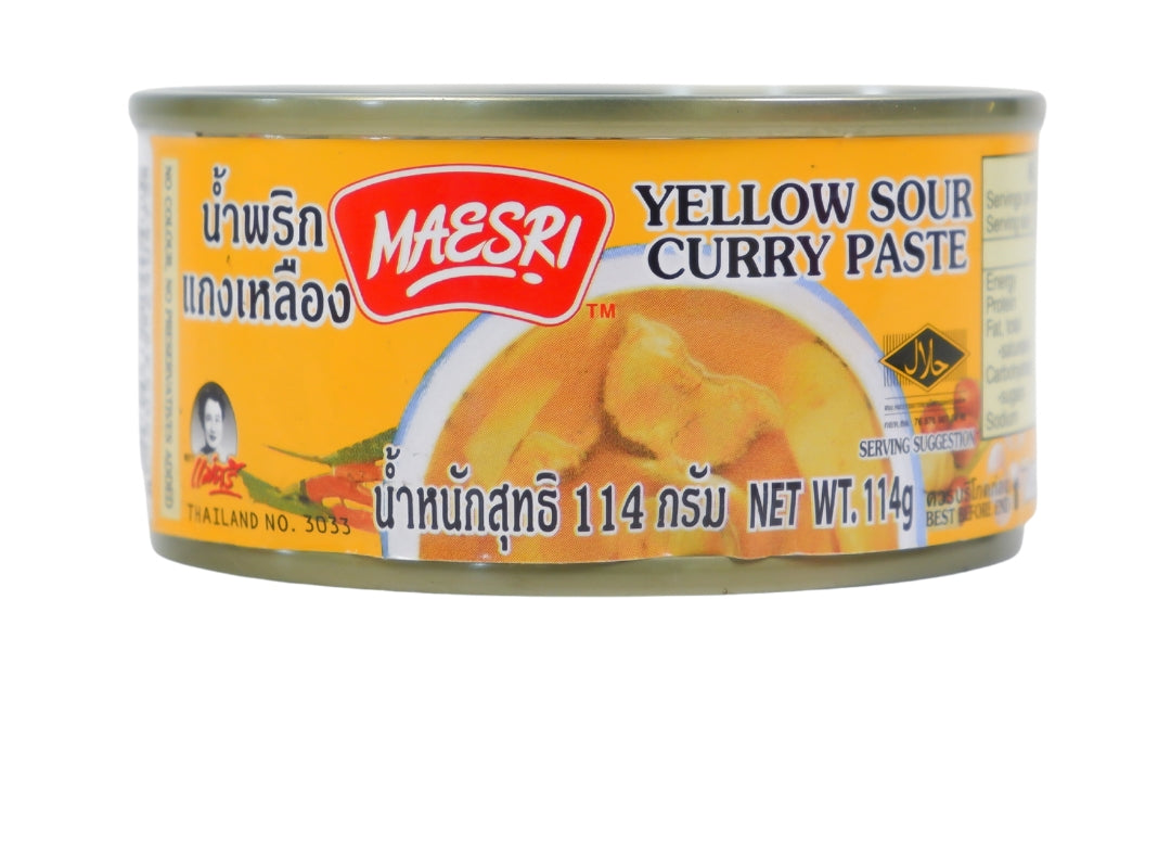 Maesri Yellow Sour Curry Paste 4 oz