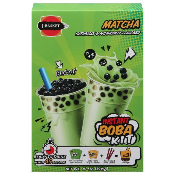 J-Basket Matcha Tea Boba Kit