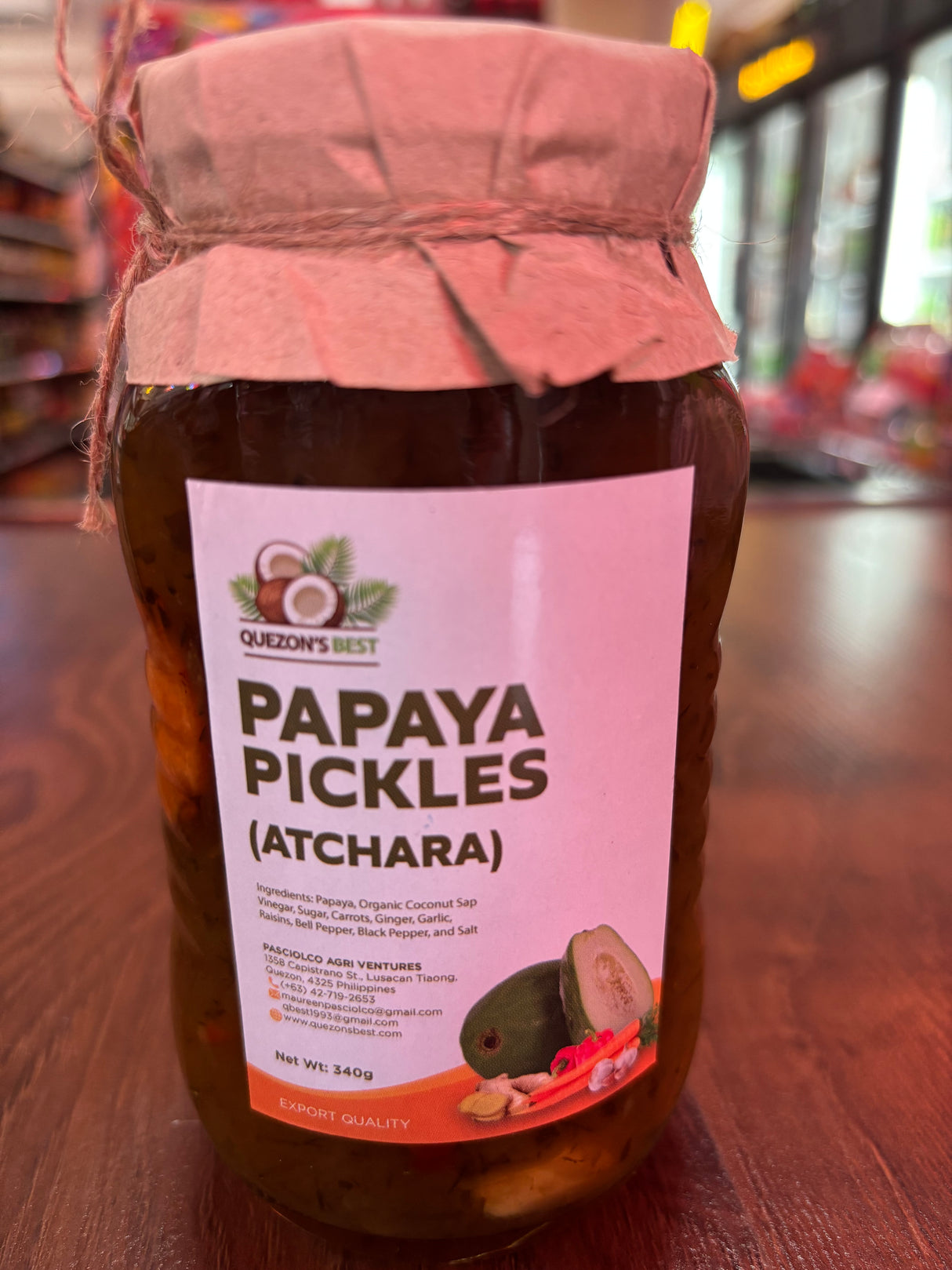 Quezon's Best Papaya Pickles