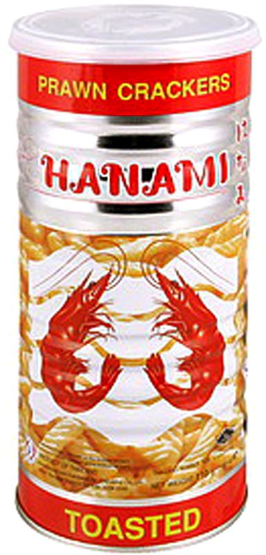 Hanami Prawn Crackers in Can