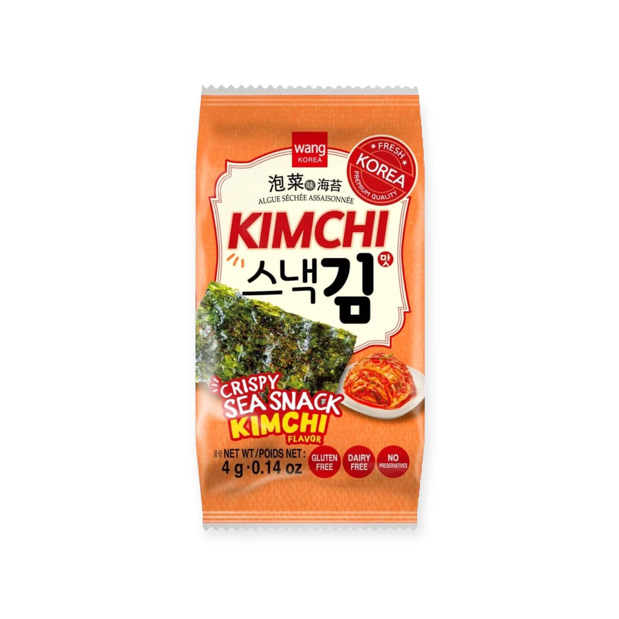 Wang Korea Seaweed Snack Kimchi (.14oz)