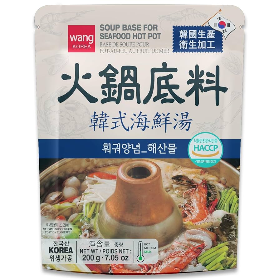 Wang Korea Soup Base Seafood Hot Pot (7.5oz)