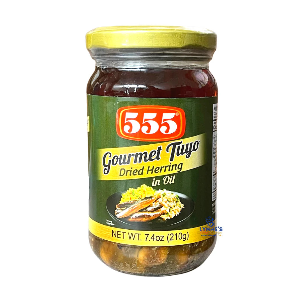555 Gourmet Tuyo in Oil (Glass)