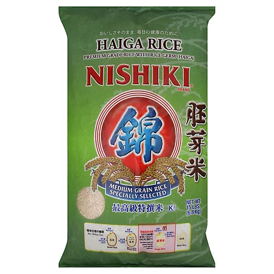 Nishiki Haiga Rice 15 LB