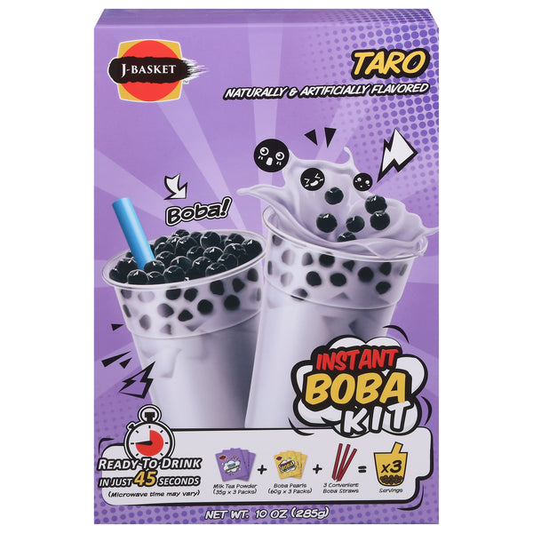 J-Basket Taro Tea  Boba Kit