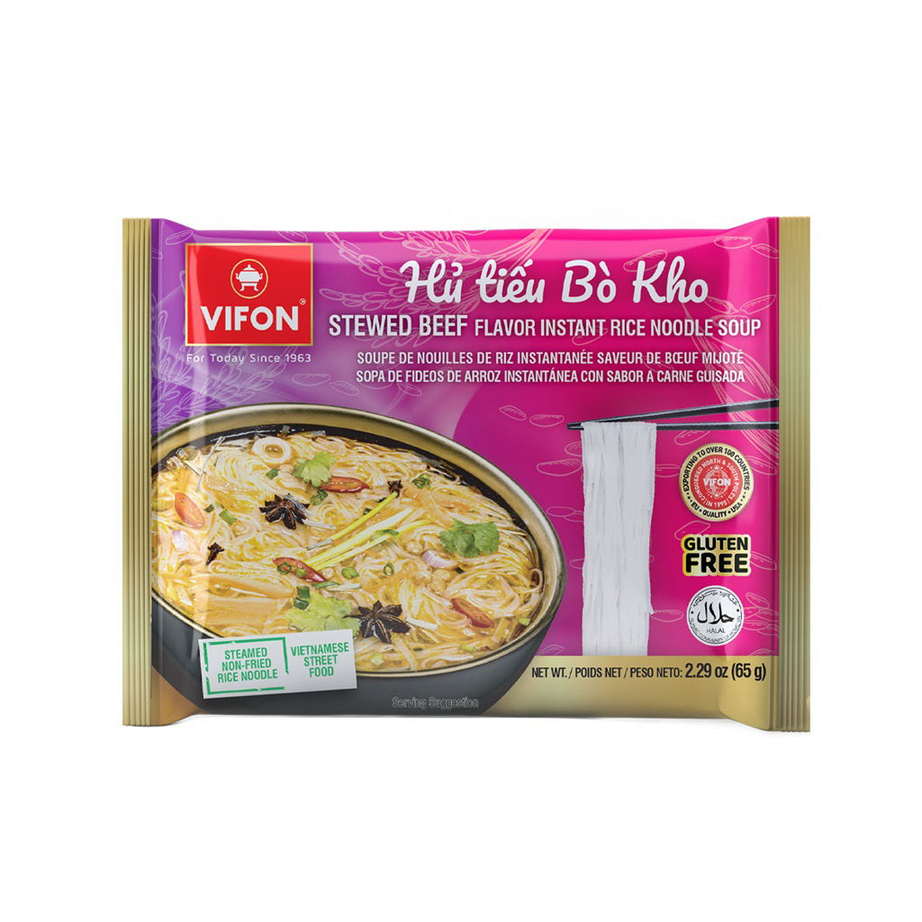 Vifon Stewed Beef Rice Noodle flavor