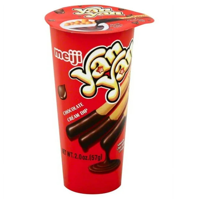 Meiji Yanyan Cracker With Chocolate Dip (2.0 oz)