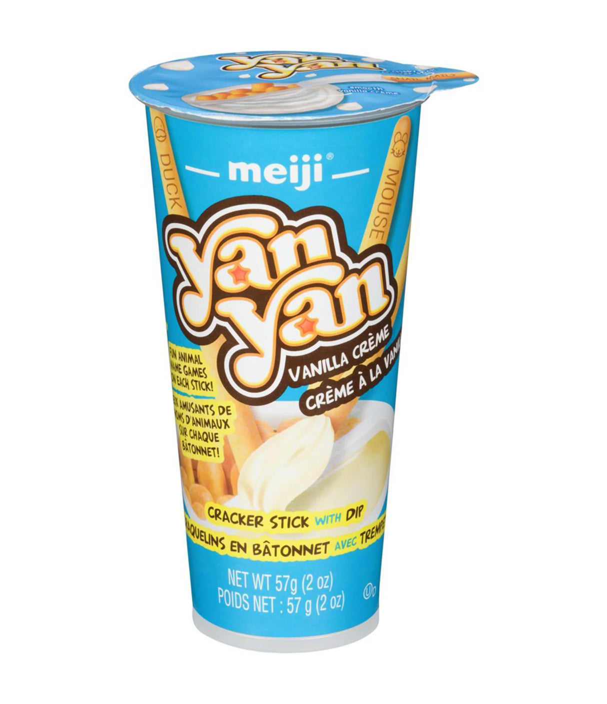 Meiji YanYan Cracker With Vanilla Dip (2.0 oz)