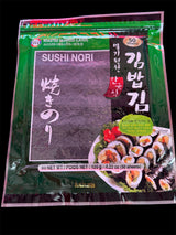 Surasang Sushi Nori Roasted Seaweed Sheets 50 Sheets