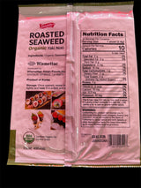 Shirakiku Roasted Seaweed Organic Yaki Nori 10 Full Sheets