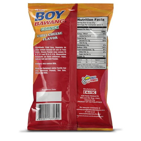 Boy Bawang  Cornick Chili Cheese Flavor