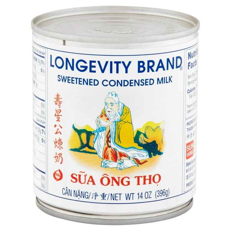 Longevity Brand Sweetened Condensed Milk (14.0 oz)