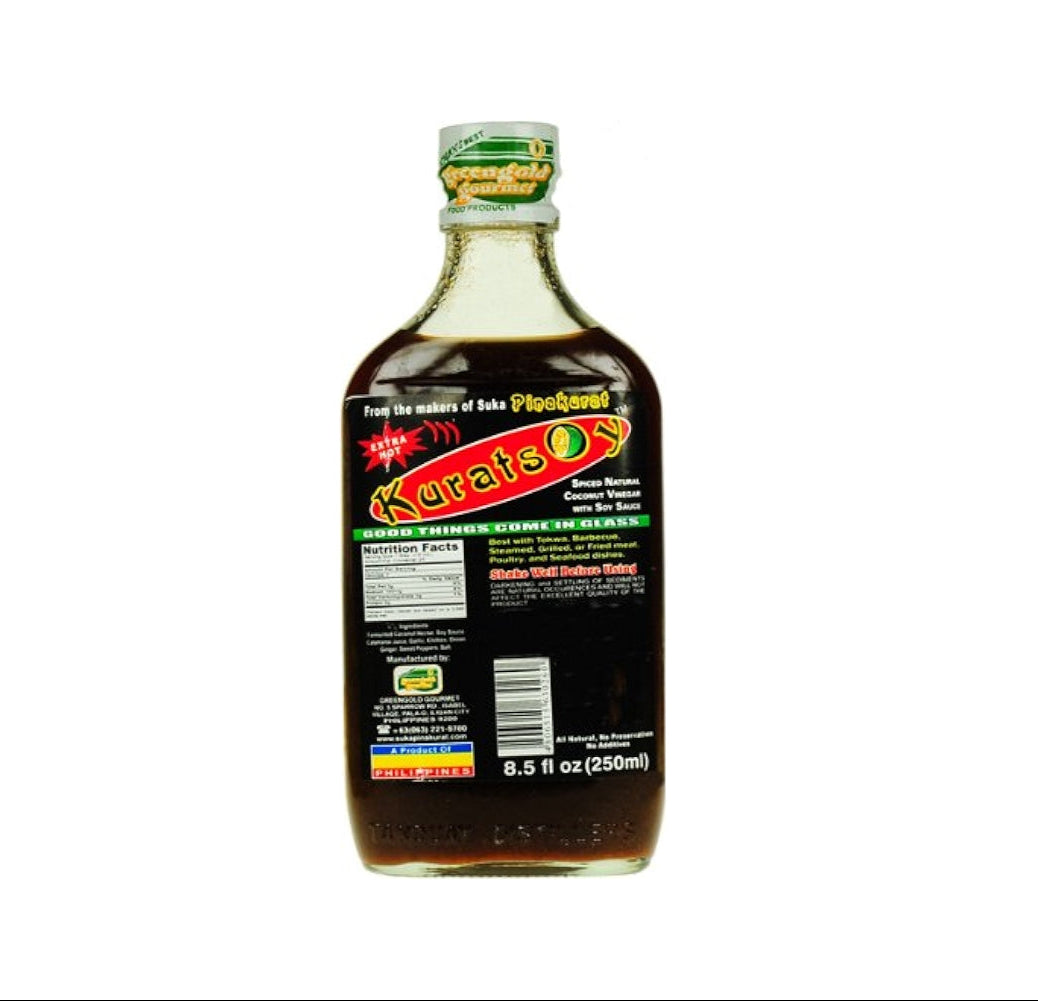 Kuratsoy Extra Hot Spiced Natural Coconut Vinegar