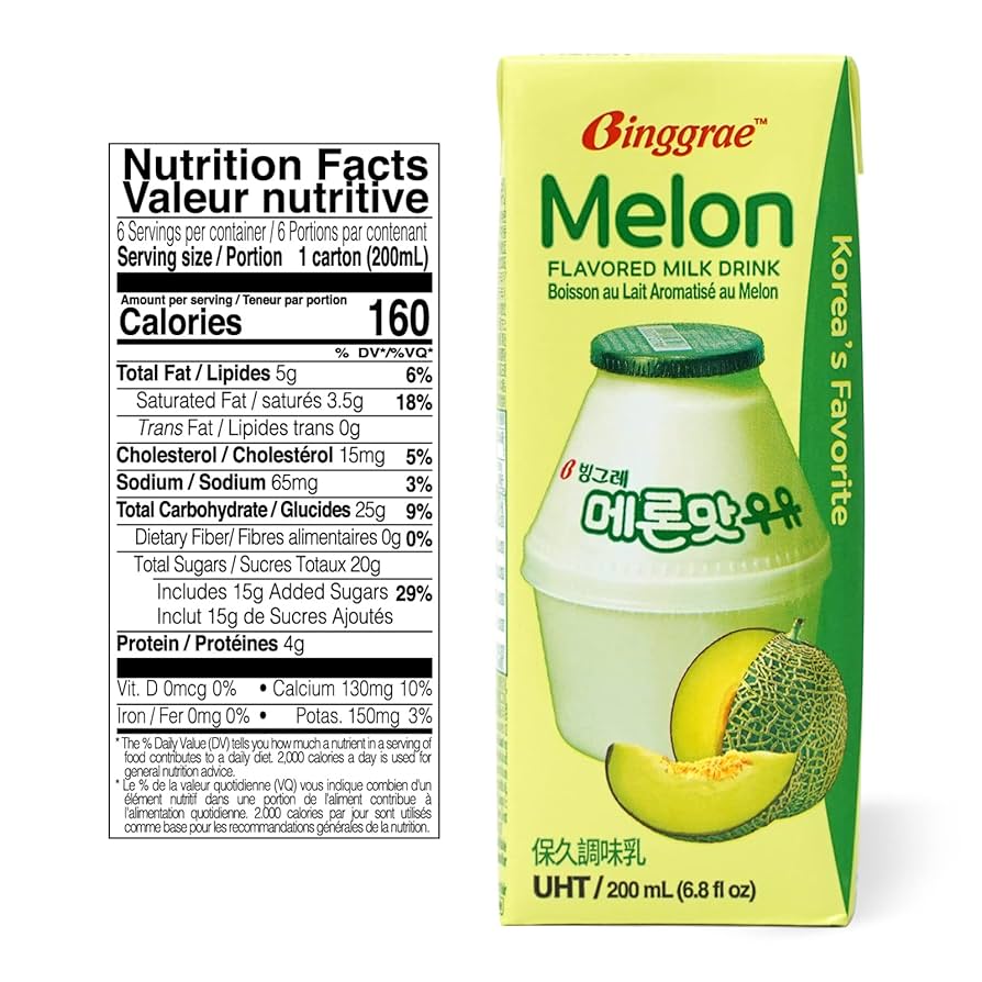Binggrae Melon Milk Drink (6pack)