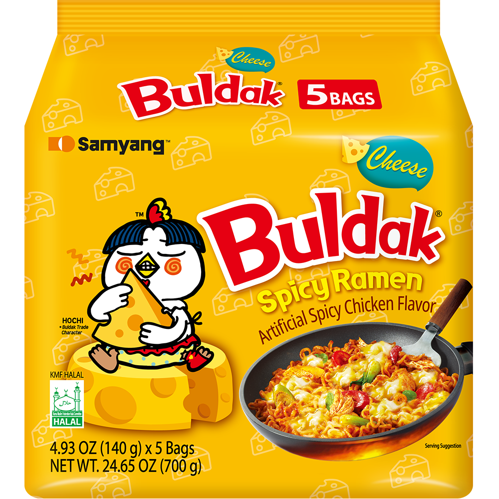 Samyang Hot Chicken Ramen Cheese (5bags)