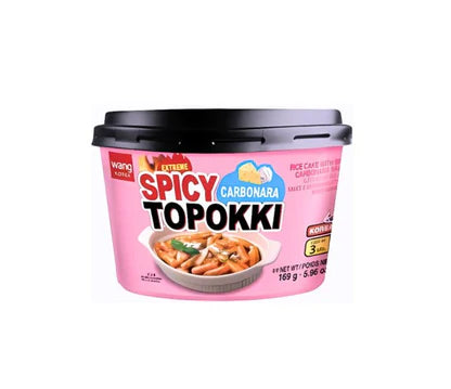 Wang Hot Chicken Carbonara Rice Cake